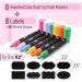 Mr. Pen Chalk Markers 6 Pack Dual Tip Assorted Colors - Liquid Chalk Markers for Blackboard, Chalkboard, Windows - Includes 8 Labels - Chalk Pen Set - Buy Online on GoSupps.com
