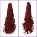 Silk-Co Ponytail Extensions - 45cm Clip-In Braid Hair Soft Natural Rust Red & Dark Red 150g - Buy Online on GoSupps.com