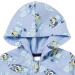 Bluey Fleece Zip Up Hoodie Set for Toddlers to Big Kids - Size 4 in Blue - Buy Online on GoSupps.com
