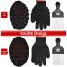 4-Pack Hair Sponge Set with Metal Hair Pick & Curl Sponge Glove - For Black Men Curls, Twists, Dreads, Locks, Afros, Coils - Buy Online on GoSupps.com