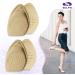 Sulpo 2 Pair Bale Poles for Large Shoes - EVA Foam Foot Pain Relief Pad Sponge Heel Cushion & Toe Filler | Universal Fit Beige - Buy Online on GoSupps.com