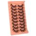 ALICE G 9 Pairs Pack Brown Wispy False Eyelashes - DIY Lash Clusters for Fluffy Volume | Mink Strip Lashes Look Like Eyelash Extensions - Fake Eye Lashes - Buy Online on GoSupps.com