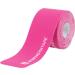 StrengthTape Kinesiology Tape 5 Meter Precut roll Supports Injuries During Recovery Pink Precut - Buy Online on GoSupps.com