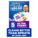 Mr. Clean Magic Eraser Ultra Foamy Multi Purpose Cleaner Foaming Magic Eraser Sponge Multi Surface Cleaner 5ct