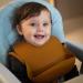 3Pcs Moonkie Baby Bibs Set - Silicone Feeding Bibs for Babies and Toddlers | Waterproof, BPA-Free, Adjustable with Food Crumb Catcher Pocket | Pink/Pastel Yellow/Soft Pink - Buy Online on GoSupps.com