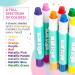 Blue Squid Craie cheveux pour filles 10 couleurs de cheveux temporaires vives pour enfants D'anniversaire pour filles et adolescentes Teinture lavable pour enfants de 6-12 10 stylos cheveux - Buy Online on GoSupps.com