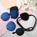 6 Pieces Adjustable Eye Patch Set - Blue & Black Lazy Eye Masks for Adults & Kids | Comfortable Elastic Eye Patches - Buy Online on GoSupps.com