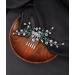 Deniferymakeup Bridal Hair Comb Emerald Headpiece Green Crystal Hair Piece Rhinestone Bridal Side Combs for Women and Girls (Style 1) - Buy Online on GoSupps.com