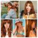 ENTRANCED STYLES 26 Inch Auburn Wig with Bangs | Long Layered Natural Hair Wig for Women | Dark Roots Copper Red Ombre | Heat Resistant Synthetic | Daily Use Redhead Wig - Buy Online on GoSupps.com