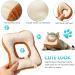 Frienda 2-Piece Adjustable Cat E-Collar | Cute Toast Neck Cone Collar for Kittens and Cats - Buy Online on GoSupps.com