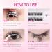 Fluffy Eyelash Clusters - No Glue Self-Adhesive Press on Lashes | Waterproof Extensions Kit for Natural Look - Shop Internationally - Buy Online on GoSupps.com