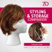 Adolfo Designs Styrofoam Female Wig Head Mannequin Stand - 12 Inches - Buy Online on GoSupps.com