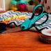 SINGER 00561 ProSeries 8-1/2-Inch Heavy Duty Bent Sewing Scissors - Teal - Buy Online on GoSupps.com