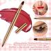 Dual-End Retractable Lip Makeup Brush for Women - Gold | WLLHYF - Buy Online on GoSupps.com