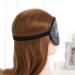 Premium 100% Silk Sleep Mask with Adjustable Strap - Dark Grey Pattern - Buy Online on GoSupps.com