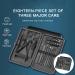 Professional Nail Clippers Manicure Set for Thick Nails - Cuticle Remover and Toe Nail Care - Pedicure Kit for Men and Women - Portable Travel Tool - Buy Online on GoSupps.com