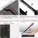 Heavy Duty A4-B7 Paper Cutter - 12 Cut Length Guillotine Paper Trimmer for Cardstock - Metal Base with Safety Lock - 12 Sheets Capacity - Home, Office, Classroom - Black - Buy Online on GoSupps.com