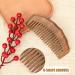 Handmade Green Sandalwood Wide Tooth Comb for Women and Men - Anti-Static, Detangling, Beard Comb - Buy Online on GoSupps.com