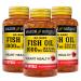 Mason Natural No Burp Fish Oil 1000 mg Omega 3 300 mg Supports Normal Heart Health 100 Softgels (Pack of 3)