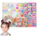 KSHSAA Colorful Girls Hair Accessories Sets Multicolor Cute Flower Hair Clips Headbands Hair Elastic Bands Assorted Colors Hair Tie Set for Girls Women Teens - Buy Online on GoSupps.com