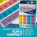 Monthly Pill Organizer - 28-Day Medication Planner | Weekly Pill & Vitamin Storage - Travel-Friendly & Easy Daily Reminder - Buy Online on GoSupps.com