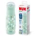 NUK Mini-me flip with straw for toddlers |From 12 months |450 ml |Children's water bottle |Spout -proof stable drinking opening |Bruchspin |Mint/dot green mini-me flip single