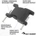 Buy Sea To Summit 25mm 2 Pin Replacement Buckle - Durable & Lightweight | International Shipping Available - Buy Online on GoSupps.com