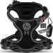 Lovpet dog harness without train & chokes for small dogs & puppies breathable & soft breast dishes reflective |No-pull crockery including bag rolls |Adjustable dishes with handle black S S black