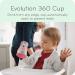 NUK Evolution 360 Cup 8 oz Pink 2-Pack for 8+ Months â€“ BPA-Free Toddler Sippy Cups - Buy Online on GoSupps.com
