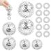 16 pieces Magnetic acupressure massage set 6* Magnetic massage ball (32 mm/47 mm/56 mm) & 10* Finger acupressure ring Skills Metal Igelball Massage set for alleviating stress massage hand exercises