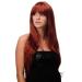 WIG ME UP - Wig red copper red long parting sexy long-haired straight Wig 70cm 3111-350