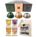 Nespresso Vertuo Coffee Capsules - Stormio Fortado Melozio - 3 Boxes (30 Pods) Bundled with Border Biscuits & Giftable Tote Bag