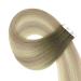 Youngsee Ombre Tape-In Extensions | Real Hair 55cm Dark Brown to Blonde 5 Pcs - Virgin Smooth Weft #4/7/80 - Buy Online on GoSupps.com