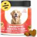 Build probiotics for dogs as a treat -120 snacks improved digestion and immune system -intestine flora digestive health sensitive bellies waxy and itchy ears worm cure