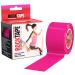 Rocktape Kinesiology Tape Athletes Water Resistant Reduce Pain & Injury Recovery 5cm x 5m Uncut Pink Hot Pink
