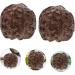 Fomiyes 8 Stk Wenwan Handles - Home Decoration Peach Core Figures | Unique Vietnamese Agarwood Centerpiece Decor for International Shipping - Buy Online on GoSupps.com
