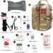 Ultimate First Aid Set | Tactical Medical Bag for Camping Hunting & Adventure | Trauma Kit for Home Car & Survival - Camouflage Yellow - Buy Online on GoSupps.com