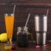 12 Pieces 11 Clear Reusable Plastic Straws with Cleaning Brush - BPA-Free for Tall Cups, Tumblers, Mason Jars - Not Dishwasher Safe - Buy Online on GoSupps.com
