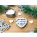 Luxury Personalised Christmas 2023 Place Settings for the table personalised heart shaped tin festive holly bells design Filled with White Heart Shaped Mints after Christmas dinner - Buy Online on GoSupps.com
