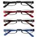 Stylish High-Quality Reading Glasses for Men & Women - Lightweight Nylor Half-Glasses +1.50 Dioptries - Modern Design with Hard Shell Case - Brown-Orange - Buy Online on GoSupps.com