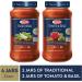 Barilla Premium Pasta Sauce Variety Pack - Tomato & Basil/Traditional Tomato 24oz Jar (4 Pack) - No Added Sugar or Artificial Ingredients - Non-GMO, Gluten Free, Kosher - Buy Online on GoSupps.com