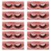 Vayator 10 Pairs Mink Eyelashes 3D Mink Lashes Long Thick HandMade Full Strip Lashes Cruelty Free Mink Lashes False Eyelashes Makeup (ZH-101)