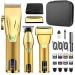 Clippers and T-Blade Trimmers Set Professional Hair Clippers for Men Outline Trimmer Grooming Kit LED Display Cordless Men's Beard Trimmers and Electric Shavers