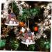 Buy Abaodam 5-Set Wrought Iron Christmas Bell Pendants - Metal Ornaments for Tree Decor 7x7cm - Perfect Holiday Jewelry - Buy Online on GoSupps.com