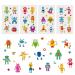 24 Sheets Robot Temporary Tattoos - Birthday Decorations Robot Party Favors - Buy Online on GoSupps.com