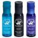 Beverly Hills Polo Club Body Spray Collection 3 Piece set With Different Fragrances Blue 3fl oz Active 3fl oz and Sexy