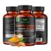 High Potency Turmeric Curcumin USA Made with BioPerine Natural Joint Support 95% Standardized Curcuminoids & Black Pepper Extract - Non GMO Gluten Free - 90 Capsules by Nutra Life