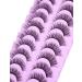 wiwoseo Cat Eye Mink Fluffy Eyelashes - 16MM Natural Wispy Strip Lashes, 10 Pairs - Buy Online on GoSupps.com