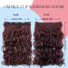 CAISHA 16" Clip In Extensions Hair Extensions Hairpiece Wavy Brown C68-1 brown #33 C68-1 - Buy Online on GoSupps.com