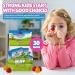 Kids Daily Multivitamin - Healthy Snacks For Kids No Sugar No Dyes Monk Fruit Sweetened Vegan Gluten-Free- 100% Daily Value of Vitamins C D3 Zinc 30 Travel Lunch Packs of Sugar Free Gummies - Buy Online on GoSupps.com